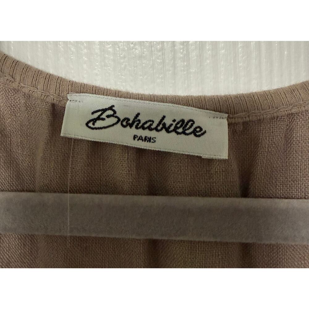 Bohabille Women's Linen Lagenlook Bubble Hem Dress Size Large - Picture 11 of 16